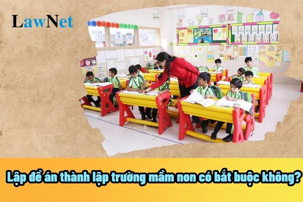 Is it mandatory to prepare a scheme for establishing a preschool? Who is authorized to permit the kindergarten to operate educational activities?