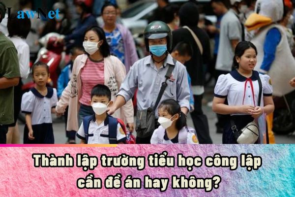 Thành lập trường tiểu học công lập cần đề án hay không?