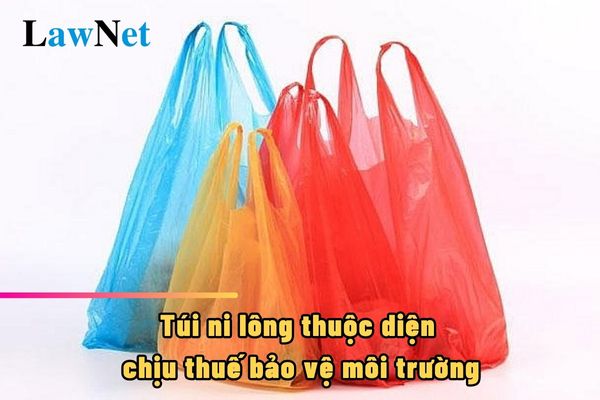 What are plastic bags subject to environmental protection tax?