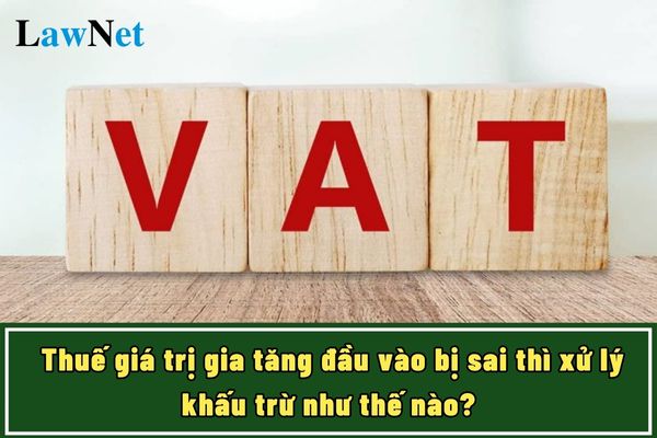 Cơ sở kinh doanh phát hiện số thuế giá trị gia tăng đầu vào bị sai thì xử lý khấu trừ như thế nào?