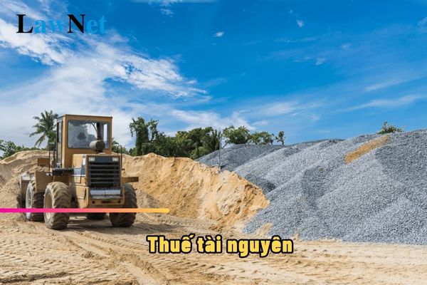 Does construction sand have to pay resource tax?