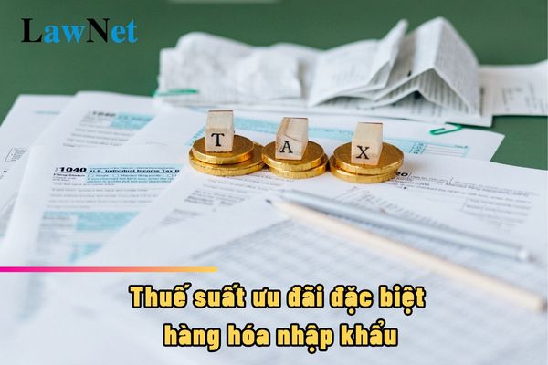 Thuế suất ưu đãi đặc biệt hàng hóa nhập khẩu là gì?