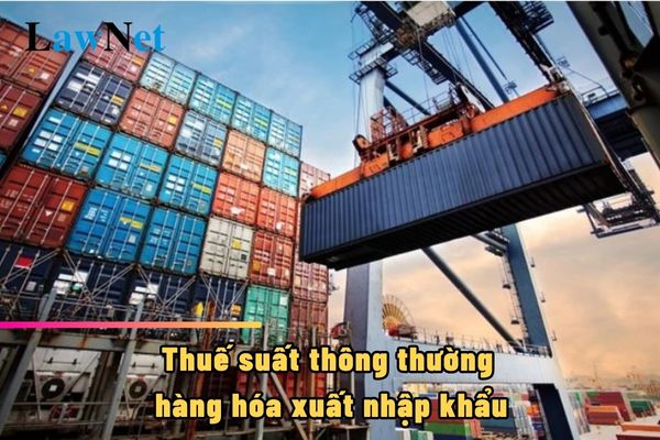 What is the conventional import-export tax rate?