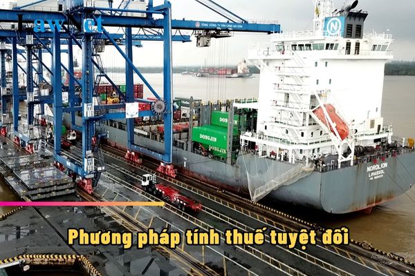 Phương pháp tính thuế tuyệt đối hàng hóa xuất nhập khẩu là gì?