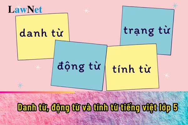 Guidance on preparing lessons on nouns, verbs, and adjectives in Vietnamese for Grade 5