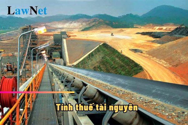 Tính thuế tài nguyên dựa trên sản lượng sản phẩm cuối cùng như thế nào?