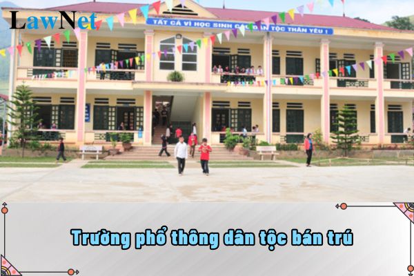 Trường phổ thông dân tộc bán trú bảo đảm tỷ lệ học sinh dân tộc thiểu số và tỷ lệ học sinh bán trú như thế nào?