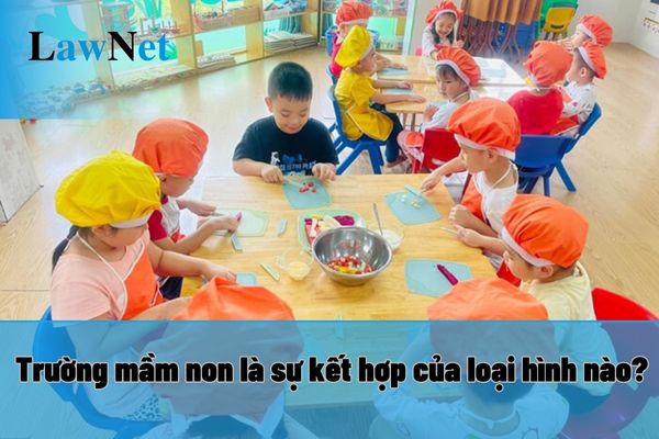 Trường mầm non là sự kết hợp của loại hình nào? Cơ sở vật chất trường mầm non phải có tối thiểu bao nhiêu nhóm lớp?