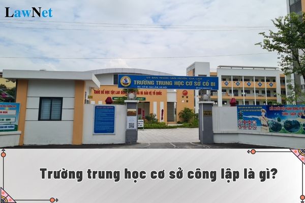 Trường trung học cơ sở công lập là gì?