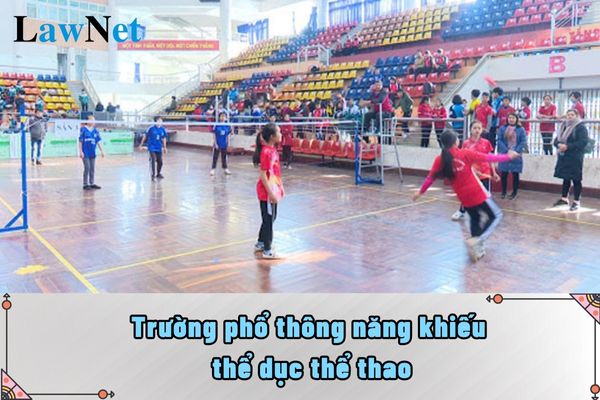 Trường phổ thông năng khiếu thể dục thể thao là gì?