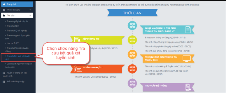 Xác nhận nhập học đại học