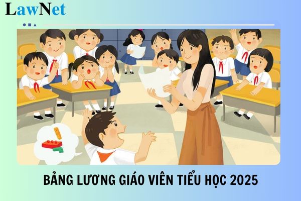 Bảng lương giáo viên tiểu học 2025 theo Nghị quyết 159 như thế nào?