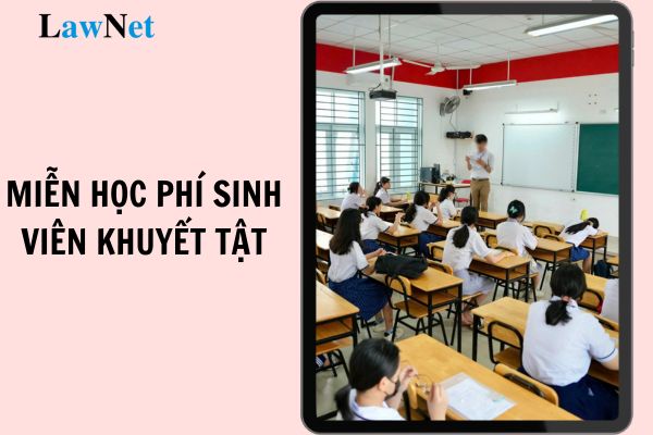 Có miễn học phí cho sinh viên bị khuyết tật nhẹ có cha, mẹ là công viên chức?