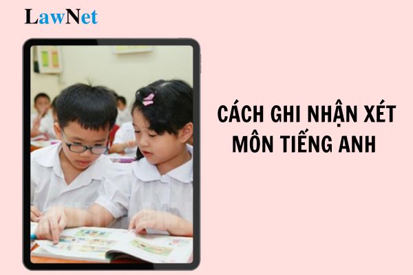 Mẫu cách ghi nhận xét môn Tiếng Anh theo Thông tư 27 chi tiết nhất? Yêu cầu đánh giá đối với môn Tiếng Anh thế nào?