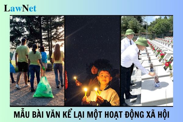 Mẫu bài văn kể lại một hoạt động xã hội lớp 8 mới nhất 2024? Yêu cầu cần đạt trong nội dung thực hành viết lớp 8?