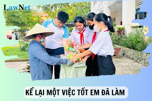 Mẫu viết đoạn văn kể lại một việc tốt em đã làm lớp 4? Học sinh lớp 4 học mấy môn bắt buộc?