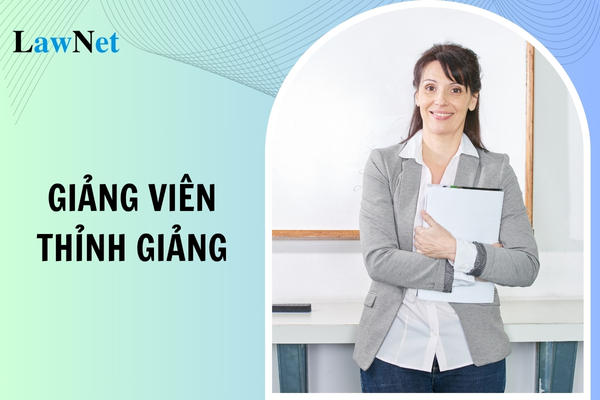 Giảng viên thỉnh giảng là công chức, viên chức được Tổng Kiểm toán Nhà nước công nhận khi nào?