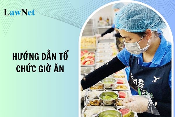 Hướng dẫn tổ chức giờ ăn đối với học sinh tiểu học?