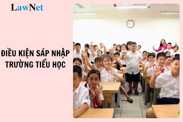 Điều kiện sáp nhập trường tiểu học như thế nào?