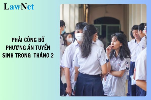 Phải công bố phương án tuyển sinh vào lớp 6, tuyển sinh vào lớp 10 trong tháng 2 năm 2025?