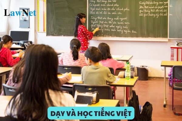 What is the purpose of teaching and learning Vietnamese for ethnic minority children before entering the first grade?