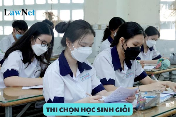 Khi có hiệu lệnh hết giờ làm bài thi chọn học sinh giỏi quốc gia thì thí sinh phải làm gì?