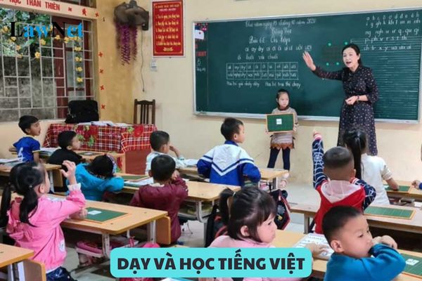 What are the contents of teaching and learning Vietnamese for ethnic minority children before entering Grade One?