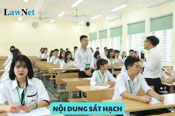 Nội dung sát hạch cấp thẻ kiểm định viên giáo dục đại học và cao đẳng sư phạm có gì?