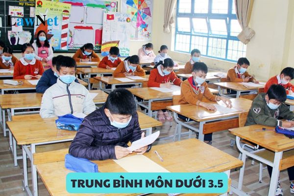 Học sinh THPT trung bình môn dưới 3.5 có được lên lớp hay không?