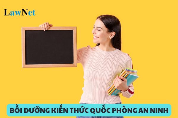 Mẫu bài thu hoạch bồi dưỡng kiến thức quốc phòng an ninh đối tượng giáo viên?