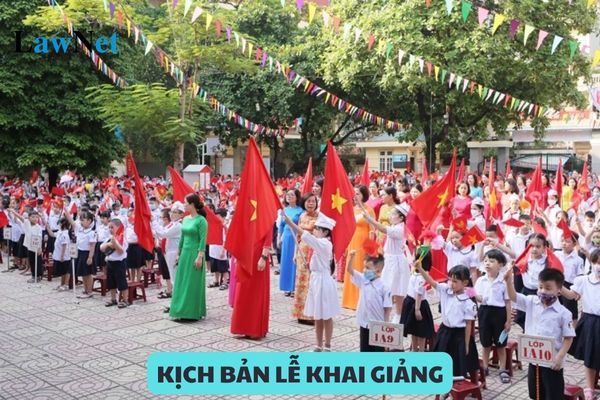 Mẫu kịch bản lễ khai giảng trường tiểu học năm học 2024 2025?