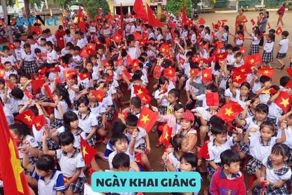 Ngày khai giảng năm học mới là ngày nào?