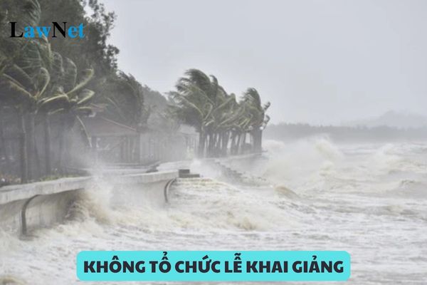 Không tổ chức lễ khai giảng tại nơi có mưa lớn có nguy cơ sạt lở ngập úng từ Nghệ An trở ra?