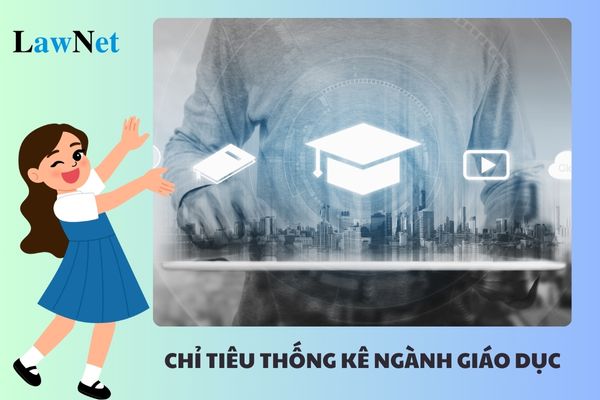 Danh mục chỉ tiêu thống kê ngành giáo dục năm học 2024-2025?