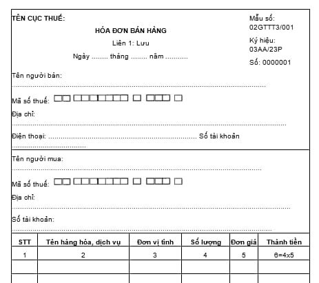 Khi phát hành mẫu hóa đơn điện tử bán hàng, doanh nghiệp có cần thông báo với Cơ quan thuế hay không? Nội dung trên hóa đơn điện tử bán hàng gồm những gì?