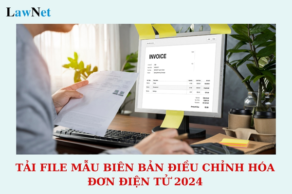 Tải file mẫu biên bản điều chỉnh hóa đơn điện tử 2024? Những trường hợp cần lập biên bản điều chỉnh hóa đơn điện tử?