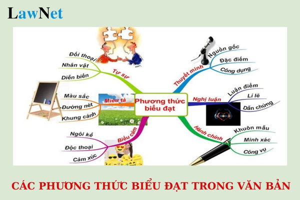 Có mấy phương thức biểu đạt trong văn bản? Học sinh được học các phương thức biểu đạt ở chương trình lớp mấy?