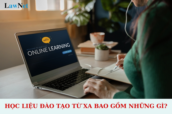 Học liệu đào tạo từ xa bao gồm những gì? Cơ sở đào tạo bị đình chỉ hoạt động đào tạo từ xa khi nào?