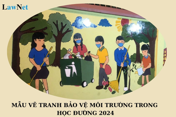 Top 10 mẫu vẽ tranh về Bảo vệ môi trường trong học đường chủ đề Ngôi trường xanh 2024?