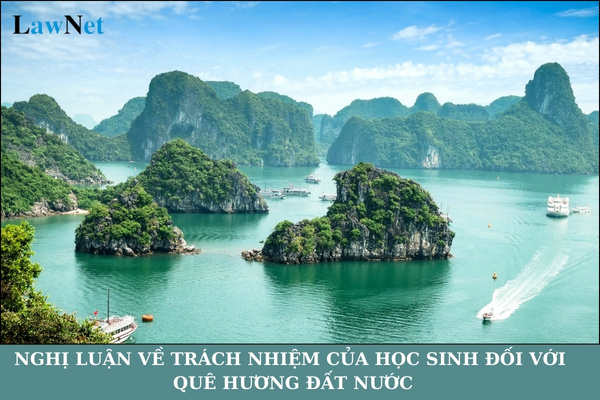 Mẫu viết đoạn văn nghị luận về trách nhiệm của học sinh đối với quê hương đất nước lớp 10?