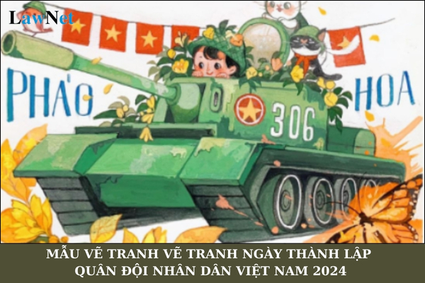 Top 10 Drawing Templates for the Anniversary of the Founding of the Vietnam People's Army