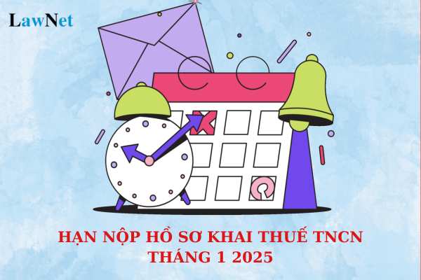 Hạn nộp hồ sơ khai thuế TNCN tháng 1 2025 là ngày mấy? Hồ sơ khai thuế TNCN tháng 1 2025 gồm những gì?