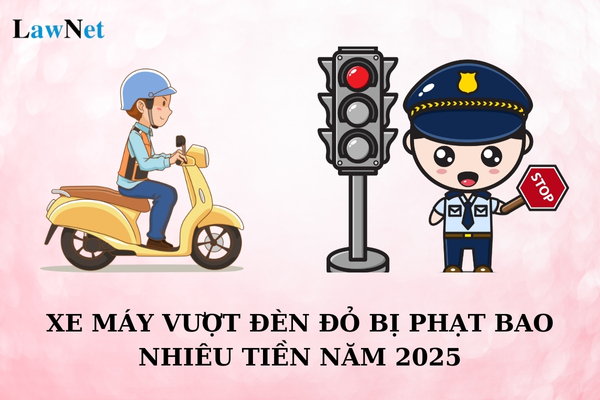 Xe máy vượt đèn đỏ bị phạt bao nhiêu tiền năm 2025? Những loại xe máy nào phải chịu thuế tiêu thụ đặc biệt?