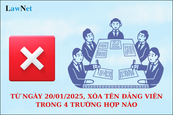 Từ ngày 20/01/2025, xóa tên đảng viên trong 4 trường hợp nào? Đảng viên là công chức thuế đóng đảng phí hàng tháng bao nhiêu? 