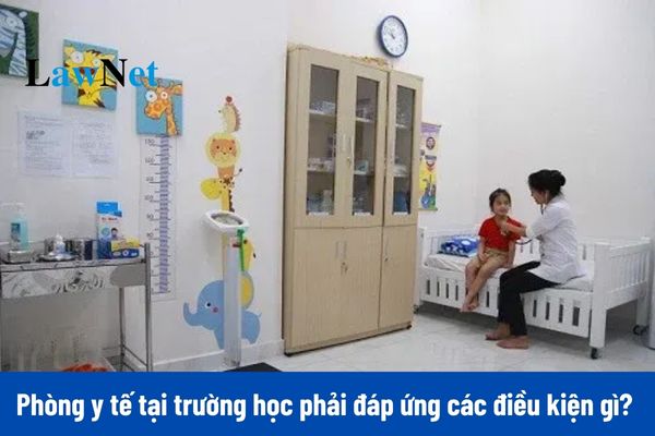 Phòng y tế tại trường học phải đáp ứng các điều kiện gì? 