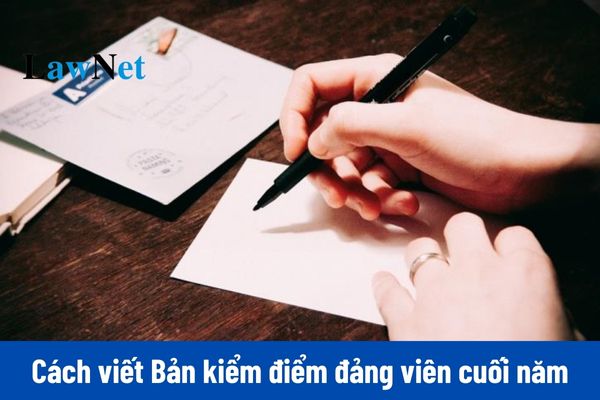 Cách điền Bản kiểm điểm cá nhân đảng viên cuối năm 2024 cho cá nhân giữ chức vụ lãnh đạo? 