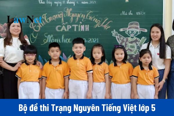 Bộ đề thi Trạng Nguyên Tiếng Việt 2024 lớp 5 đủ các vòng (có đáp án)?