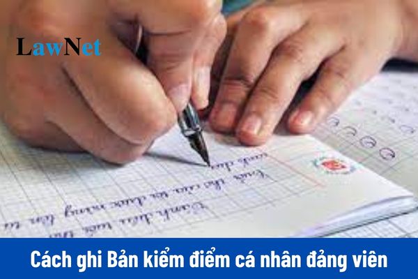 Cách ghi Bản kiểm điểm cá nhân đảng viên cuối năm 2024 hoàn chỉnh? 