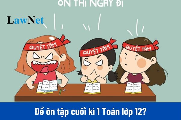 Đề ôn tập cuối kì 1 Toán lớp 12?