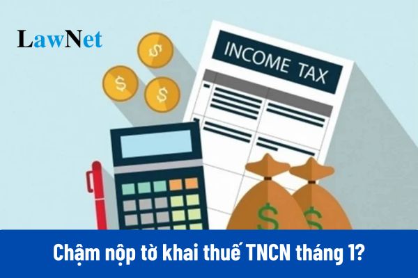 Chậm nộp tờ khai thuế TNCN tháng 1 2025 thì bị xử phạt bao nhiêu tiền?